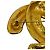 Broche Chanel Coco Mark Dourado - vista 2