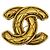 Broche Chanel Coco Mark Dourado - vista 3