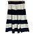 Autre Marque BLUE LABEL CRESTBRIDGE Strickrock mit Streifen Blau