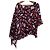 Blusa Off-Shoulder Trasparente Stampata PINKO Rosso - vista 2
