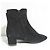 Autre Marque Bottines courtes en daim TALANTON Noir - vue 2