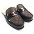 Louis Vuitton LV Logo Monogram Leder-Mules Braun - Ansicht 3
