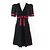 Gucci Jersey-Kleid mit V-Ausschnitt Schwarz