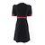Gucci Jersey-Kleid mit V-Ausschnitt Schwarz - Ansicht 3