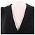 Gucci Jersey-Kleid mit V-Ausschnitt Schwarz - Ansicht 4
