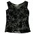 Autre Marque Conjunto 23ku Flocky Print Negro - vista 7