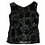 Autre Marque Conjunto 23ku Flocky Print Negro - vista 8