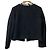 Autre Marque Chaqueta sin cuello Blugirl Folies de tweed Negro - vista 3