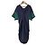 Autre Marque CAST : Vestido de punto combo con detalle en la espalda Verde Azul marino - vista 2
