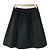 Autre Marque BLUE LABEL CRESTBRIDGE Shadow Check Ausgestellter Rock Schwarz