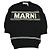 Jersey de algodón de punto Intarsia Maxi Logo Marni Negro
