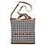 Marni TROPICALIA DAISY CROSSBODY Borsa a tracolla 2way in pelle di vitello e cotone Nero