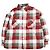 Autre Marque B omnivore BLOCK CHECK SHIRTS Camisa de flanela Vermelho