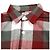 Autre Marque B omnivore BLOCK CHECK SHIRTS Camisa de flanela Vermelho - vista 4