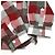 Autre Marque B omnivore BLOCK CHECK SHIRTS Camisa de flanela Vermelho - vista 5