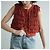Autre Marque CLANE W FACE FRINGE KNIT VEST Strickweste Orange - Ansicht 3