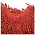 Autre Marque CLANE W FACE FRINGE KNIT VEST Strickweste Orange - Ansicht 5