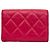 Chanel 2.55 Lammleder Trifold Geldbörse Pink - Ansicht 2