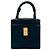 Bolsa Loewe Anagram em couro de bezerro Azul Azul marinho - vista 3