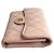 Cartera bifold Chanel de piel Matelassé Rosa - vista 11