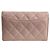 Cartera bifold Chanel de piel Matelassé Rosa - vista 6