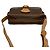 Céline Celine Macadam Leather Shoulder Bag Brown - view 9