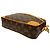 Borsa a tracolla Louis Vuitton Trocadero Monogram in pelle Marrone Bronzo - vista 17