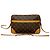 Borsa a tracolla Louis Vuitton Trocadero Monogram in pelle Marrone Bronzo - vista 3