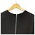 Autre Marque CYCLAS V-Ausschnitt langes Kleid Schwarz - Ansicht 4
