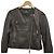 Autre Marque GRACE CONTINENTAL Lederjacke kurz Schwarz - Ansicht 4