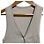 Autre Marque Gilet in maglia a coste Diagram Beige - vista 3