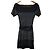 Autre Marque Vestido Power Net VIVIENNE TAM Negro - vista 4