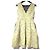 Autre Marque Abito in jacquard floreale Carolina Herrera Giallo - vista 2