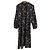 Autre Marque bulle de savon Langes Kleid mit Blumenprint Schwarz - Ansicht 2