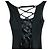Autre Marque Vestido de encaje JESUS DIAMANTE Negro - vista 4