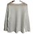 Autre Marque Simplicite Spitzen-Langarmshirt und transparente Hose 2-Way-Set Weiß - Ansicht 4