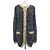 Chanel Long Cardigan Long Cardigan Negro Dorado