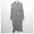 Autre Marque UN3D. Strickkleid mit Zopfmuster Braun - Ansicht 2
