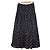 Autre Marque Falda larga plisada SOULEIADO con estampado paisley floral Azul Azul marino - vista 3