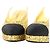 Décolleté Slingback Chanel Coco Mark Glitter Nero D'oro - vista 7