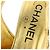 Décolleté Slingback Chanel Coco Mark Glitter Nero D'oro - vista 8