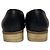 LANVIN en Bleu Leder-Loafer Schwarz - Ansicht 3