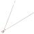 Autre Marque Collana K10 Pink Gold Diamante Rosa - vista 2