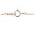 Autre Marque Collana K10 Pink Gold Diamante Rosa - vista 5