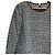 Autre Marque Abito in Tweed Mystrada con Piume sull'Orlo Marrone - vista 3