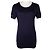 Chanel Oberteil aus Baumwollstrick Blau Marineblau
