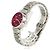 Reloj Louis Vuitton Tambour de acero inoxidable Roja - vista 2