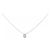 Autre Marque Luziada 750 Weißgold-Diamantkette Silber