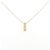 Autre Marque Collar de diamantes Au750 Dorado