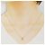Autre Marque Collar de diamantes Au750 Dorado - vista 6